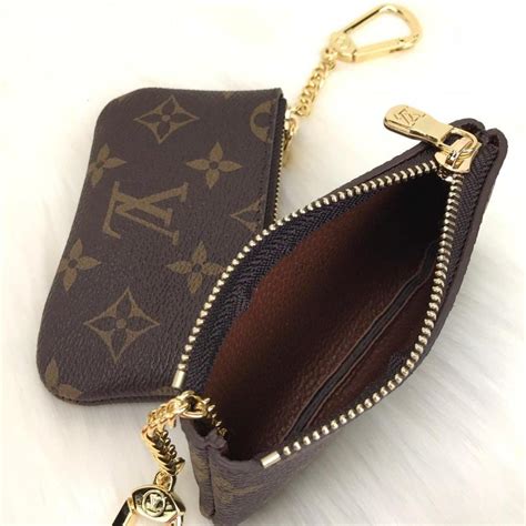 black lv coin purse